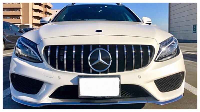 画像1: ◆メルセデス・ベンツ W218 S218 CLS クーペ/シューティングブレイク 後期用AMG GTRタイプ クロームラジエターグリル/パナメリカーナグリル/GTグリル /CLS220/CLS550/CLS400AMG (1)