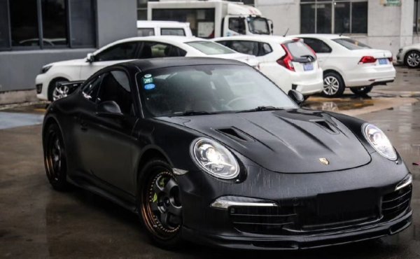 画像2: ◆ポルシェ991.1 GT2RSタイプカーボンボンネット エンジンフード カレラ 前期車両 RUF 本物カーボン 人気商品 (2)
