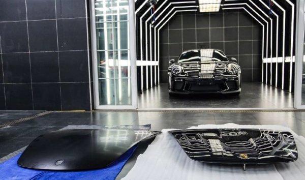 画像7: ◆ポルシェ991.1 GT2RSタイプカーボンボンネット エンジンフード カレラ 前期車両 RUF 本物カーボン 人気商品 (7)