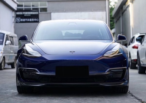 画像5: ◆テスラ モデル3用エアロ カーボンスポイラー/カーボンリップ/リップスポイラー/TESLA/MODEL3/パフォーマンス/スプリッター/カナード/最新商品 (5)