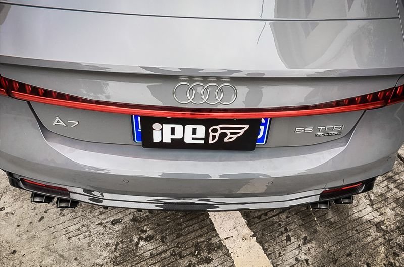 画像1: ◆イノテック iPE アウディ C8 A6/A7 用ステンレス製可変バルブマフラーフルシステム/センターパイプ/キャタライザー/フロントパイプ/AUDI/F1サウンド/可変バルブ (1)
