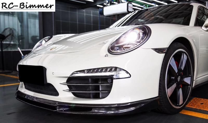 画像1: ◆ポルシェ 991.1 カレラ用 VRSタイプフロントスポイラーセット/カーボン/FRP/C2S/GTS/GT3/シュタイナ/PORSCHE/991前期/911 (1)
