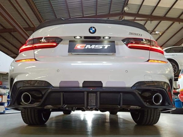 画像7: ◆BMW G20 3シリーズ用 CMST ストップランプ付カーボンディフューザー/ディフェーザー/アンダーリップ/スプリッター/エアロ/320/330/340 (7)