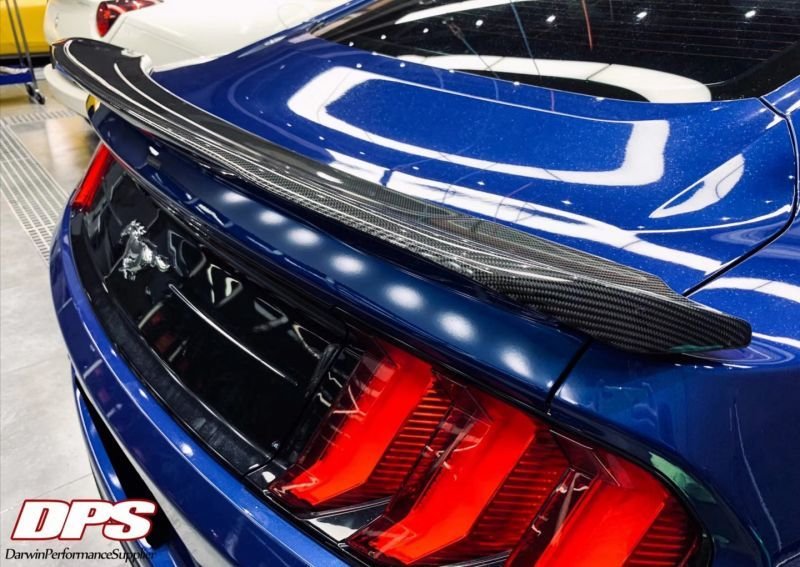 画像1: FORD◆フォード マスタング 2013~ Trufiberタイプ カーボントランクスポイラー/国産綾織カーボン/リアウイング/リアスポイラー/エアロ (1)