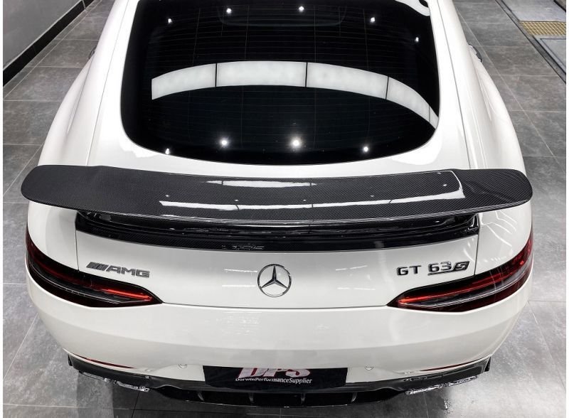 画像1: ◆ベンツ X290 AMG GT 4ドアクーペ用カーボンリアウイング/GTウイング/二段式/本物カーボン/AMG/63S/リアスポイラー/トランクスポイラー (1)