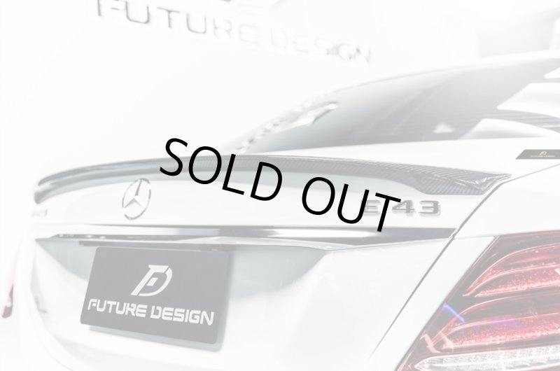 画像1: ◆メルセデス・ベンツ W213 Eクラスセダン/E63AMG用 FDGTカーボントランクスポイラー/タイプ1/リアウイング/リアスポイラー/フューチャーデザイン (1)