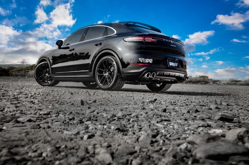 画像1: ◆イノテック iPE ポルシェE3 カイエンターボ ターボS  SUV/クーペ  4.0用 ステンレス製可変バルブマフラーフルシステム/センターパイプ/キャタライザー/フロントパイプ/COUPE (1)