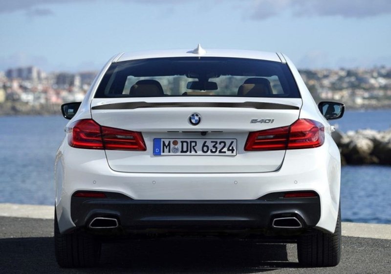画像1: ◆BMW G30 セダン用MLタイプカーボントランクスポイラー/リアウイング/リアスポイラー/パフォーマンス/520/533/530/540/550/M5/ラクジュアリー (1)