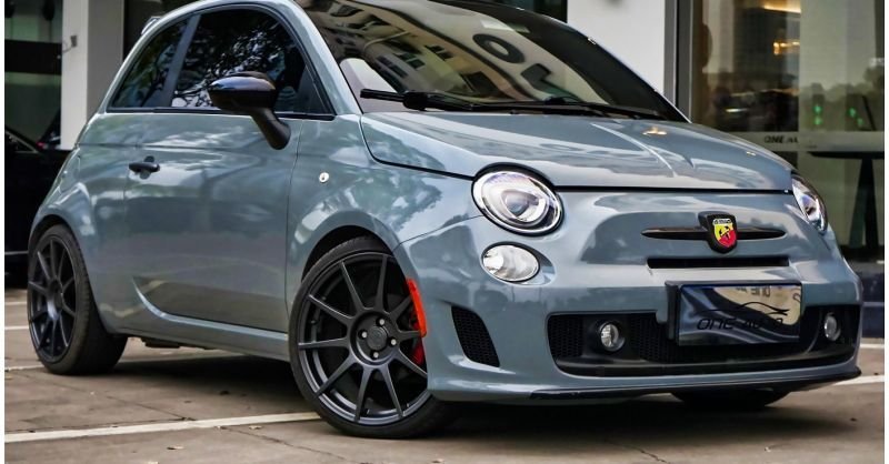 画像1: ◆フィアット 500用アバルト 695タイプスポーツバンパー/フロントバンパー/ABARTH/MTA/595/エアロセット/保険会社斡旋品 (1)