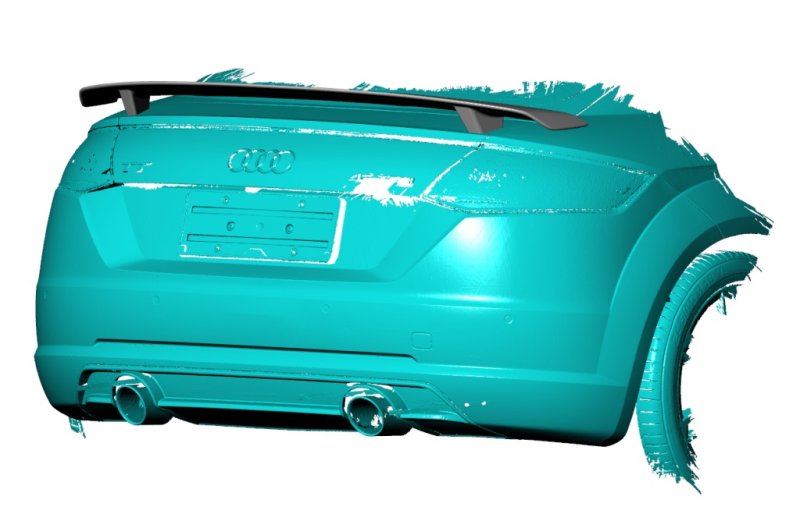 画像1: ◆AUDI/アウディ8S TT/TTS/TTRS クーペ用カーボンGTウイング/カーボントランクスポイラー/リアスポイラー/リアウイング/綾織/クロスカーボン/RSウイング (1)