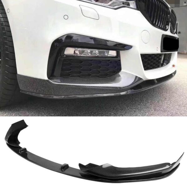 画像2: ◆BMW G30 G31 セダン ツーリング用 パフォーマンスタイプカーボンスプリッターセット/フロントリップ/カナード/ドライカーボン/520/533/530/540/550/M5/軽量化/左右セット (2)