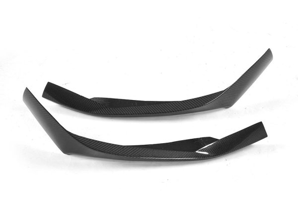 画像6: ◆BMW G30 G31 セダン ツーリング用 パフォーマンスタイプカーボンスプリッターセット/フロントリップ/カナード/ドライカーボン/520/533/530/540/550/M5/軽量化/左右セット (6)