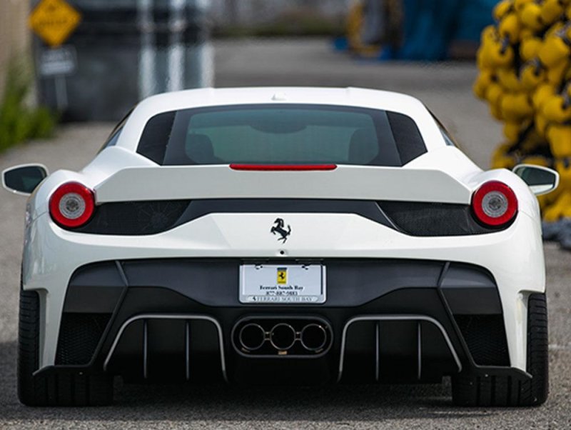 画像1: ◆フェラーリ 458イタリア クーペ/スパイダー用 VRS 458-VXタイプ リアバンパー＋デュフューザー/カーボンリップ/バンパーリップ/カーボンダクト/シュタイナー/ノビテック/458イタリア/Speciale/VORSTE/FERRARI (1)
