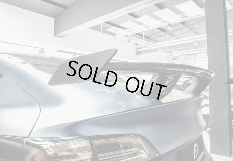 画像1: ◆テスラ モデル3用FD S1エアロ リアカーボンウイング/GTウイング/カーボンリップ/リアスポイラー/TESLA/MODEL3/パフォーマンス/スプリッター/カナード/FUTURE DESIGN (1)