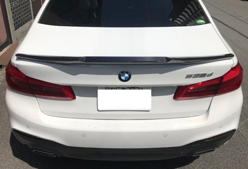 画像1: ◆BMW G30 セダン / F90M5用 Mパフォーマンスタイプカーボントランクスポイラー/リアウイング/リアスポイラー/パフォーマンス/520/533/530/540/550/M5/クラブスポーツ (1)