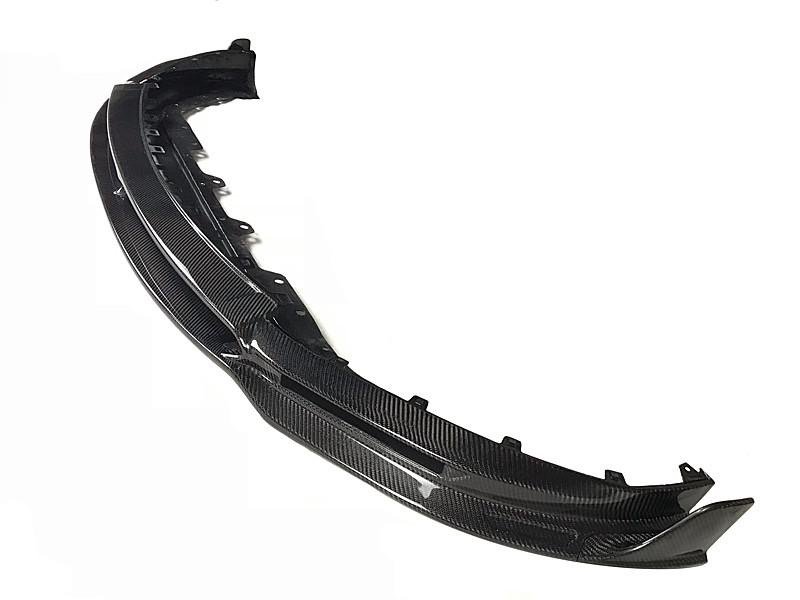 画像4: ◆マセラティ レバンテS SUV 2016〜用デイライト付き カーボンフロントアンダースポイラー/カーボンスプリッター/リップスポイラー/アンダーカバー本物カーボン/LEVANTE (4)