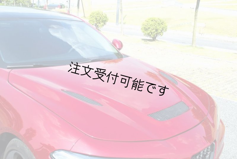 画像1: ◆アルファロメオ ジュリア GTAタイプ ダクト付 カーボンボンネット エンジンフード ALFA GTA 本物カーボン 人気商品 GUILIA 車検用 修理用 保険用 (1)