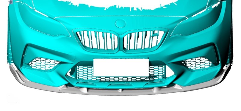 画像1: ◆BMW F87M2 コンペティション用 フロントカーボンリップ/カーボンスポイラー/アンダーリップ/ウイング/competition (1)