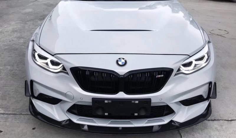 画像1: ◆BMW F87M2/ コンペティション用 3DDタイプカーボンエアロセット/フロントリップスポイラー/カーボンカナード/サイドスカート/ミラーカバー/リアディフューザータイプ２/COMPETITION (1)