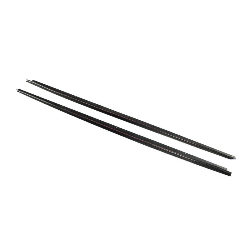 画像2: ◆BMW G30/G31/F90 Mスポ/M5セダン用 3DDタイプ カーボンサイドスカートセット/サイドステップ/スカットル/クロスカーボン (2)