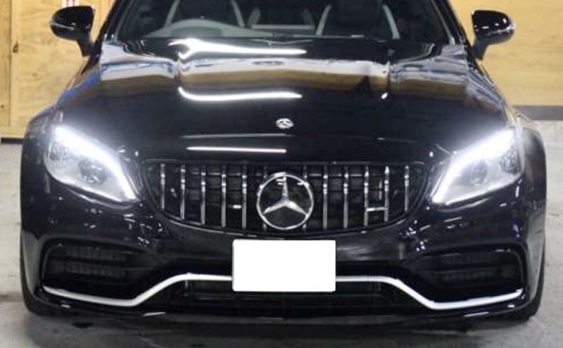 画像1: ◆メルセデス・ベンツ W205/S205/C205 C63AMG専用 GTRタイプクロームメッキ パナメリカーナラジエターグリル/センターグリル/GTグリル /C63/BENZ/セダン/ワゴン (1)