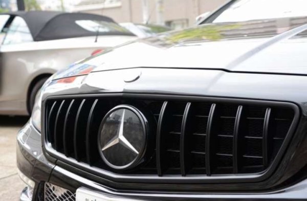 画像4: ◆メルセデス・ベンツ W204/S204/C204 2007〜2014 Cクラス用AMG GTRタイプパナメリカーナブラックラジエターグリル/センターグリル/GTグリル /C200/C250/C350/C63 (4)