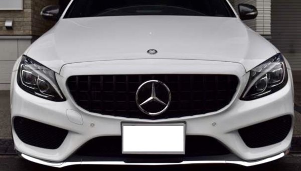 画像3: ◆メルセデス・ベンツ W204/S204/C204 2007〜2014 Cクラス用AMG GTRタイプパナメリカーナブラックラジエターグリル/センターグリル/GTグリル /C200/C250/C350/C63 (3)