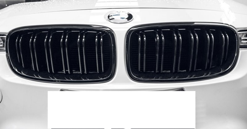 画像1: ◆BMW F30/ F31 3シリ用 Mパフォーマンス ブラックキドニーグリル/シャインブラック/グロスブラック/艶黒/ブラックグリル/センターグリル/320/323/328/335/340/M3ルック (1)