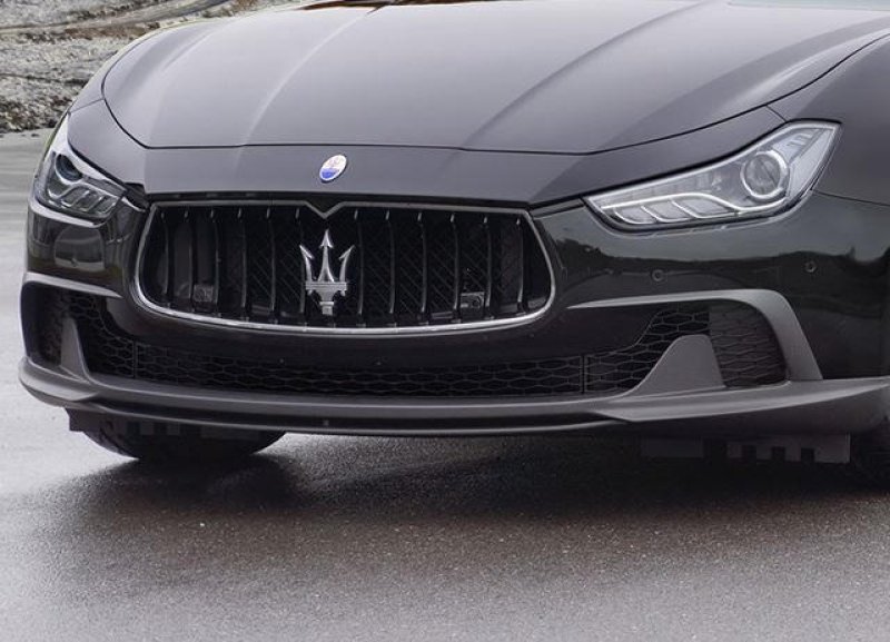 画像1: ◆マセラティ ギブリ Ghibli 前期用 MANSORタイプ カーボンフロントスポイラー/SQ4/S/MASERATI/MAN SORY/マンソリ/高圧成型/2014-2017 (1)