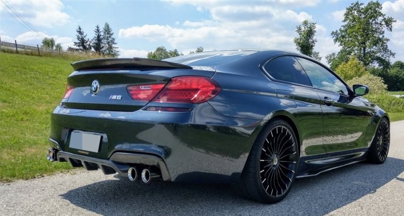 画像1: ◆BMW F06/F12/F13 Mスポーツ/M6用パフォーマンスタイプリアカーボンディフューザー/カーボンディフェーザー/リアアンダースポイラー/シュタイナー/PERFORMANCE (1)