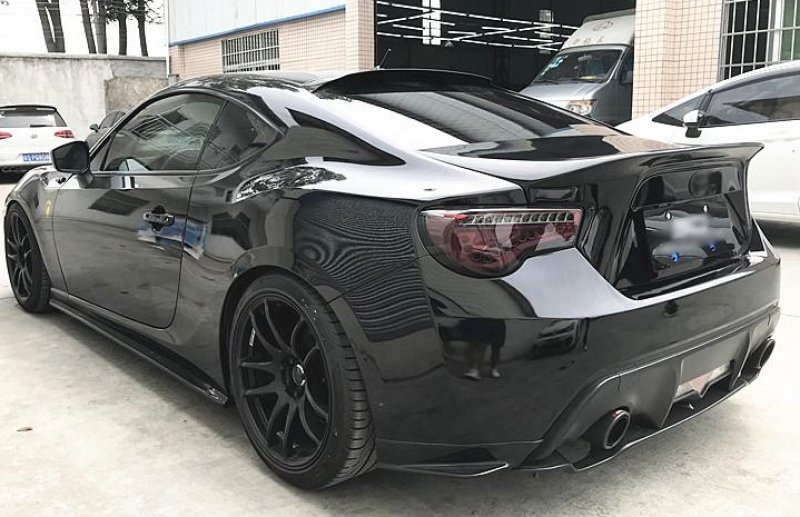 画像1: ◆トヨタ/スバル 86/BRZ用 CSL 跳ね上げタイプ カーボントランク/カーボントランクスポイラー/GT86/STi/リアウイング/ダックテール (1)