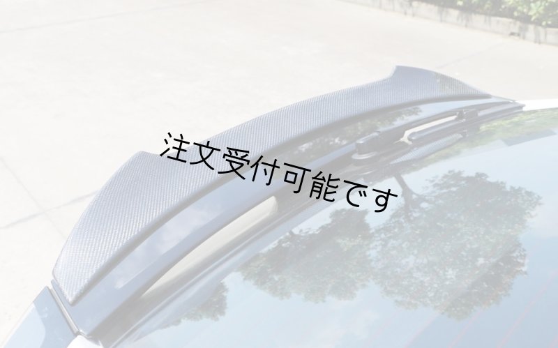 画像1: 10代目◆ホンダ FK7 シビック ハッチモデル用 リアカーボントランクスポイラー/リアウイング/カーボンスポイラー/綾織/CIVIC/タイプR/タイプアール/本出 (1)