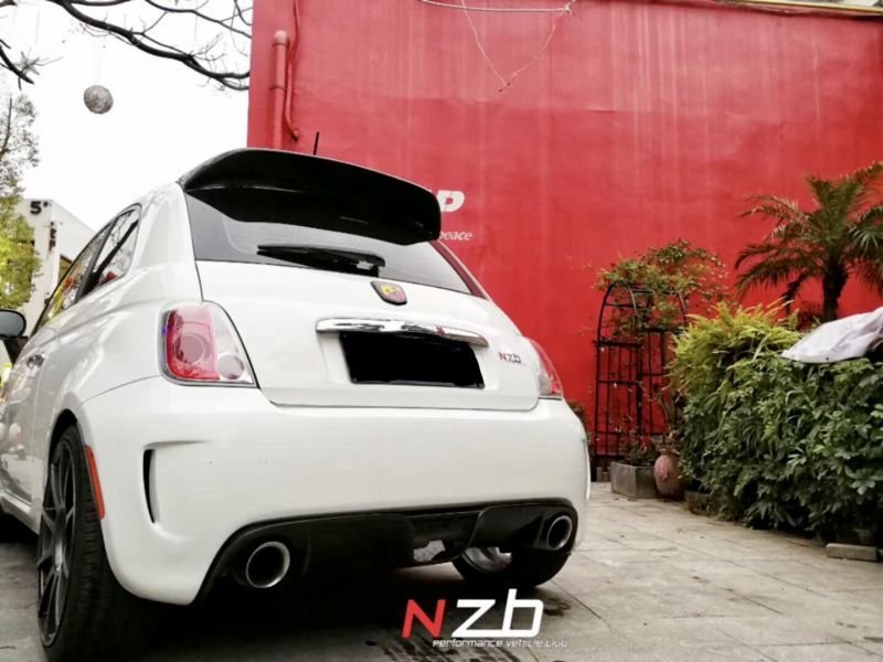 画像1: ◆フィアット 500用アバルト 695タイプ スポーツバンパー/リアバンパー/専用ディフューザセット/ABARTH/MTA/595/エアロセット/保険会社斡旋品 (1)