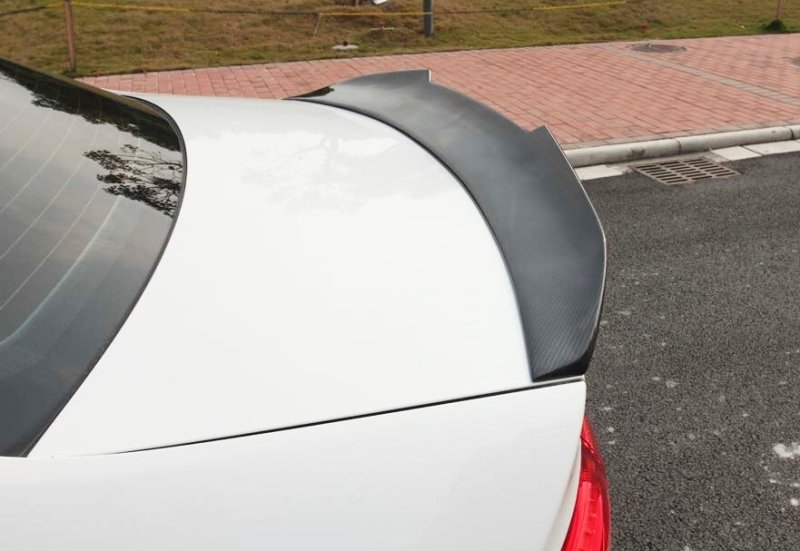 画像1: ◆AUDI/ アウディC6 A6/S6 09-11年 セダン用 PSMタイプカーボントランクスポイラー/綾織/リアウイング/リアスポイラー (1)