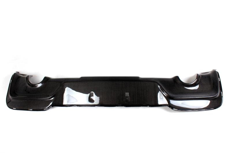 画像1: ◆BMW F20 前期 116 120用改 社外2本出し カーボンディフューザー/デフューザー/ディフェーザー/116/120/1M/エアロ/リアスポイラー (1)