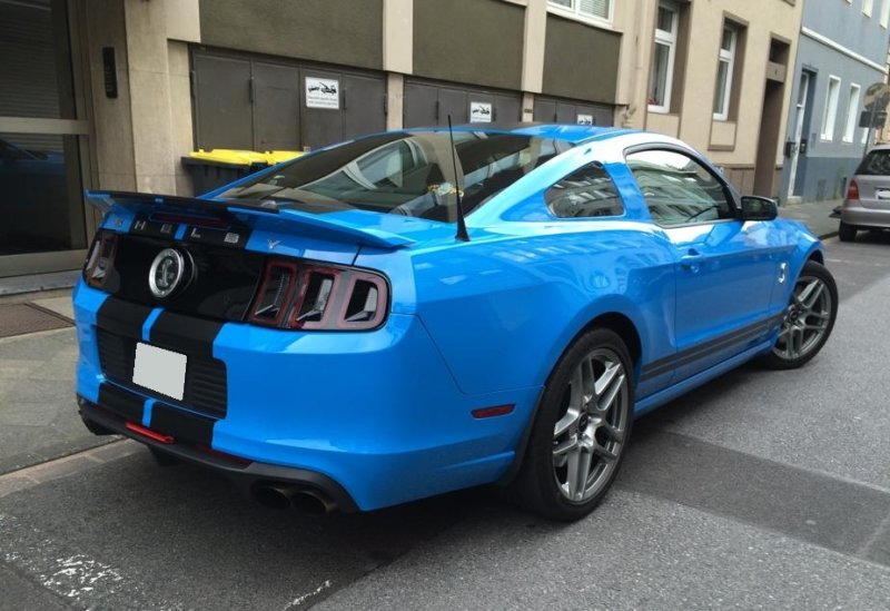 画像1: ◆フォード シェルビー 2015-2020用 GT350タイプ カーボントランクスポイラー/リアウイング/リアスポイラー/ルーフウイング/綾織カーボン (1)