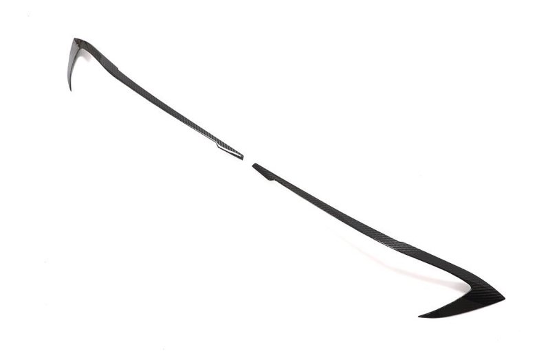 画像1: ドライカーボン◆BMW G20 G21 3シリ用カーボンアイラインセット/ヘッドライトガーニッシュ/超軽量/DRYCARBON/320/323/328/330/340/クロスカーボン (1)