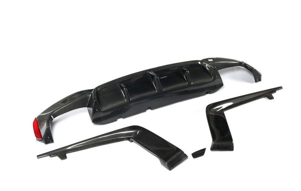画像5: CCR◆BMW F90M5用 人気 CRタイプ カーボンディフューザー/カーボンディフェーザー/リアアンダースポイラー/シュタイナー/PERFORMANCE/3ピース (5)