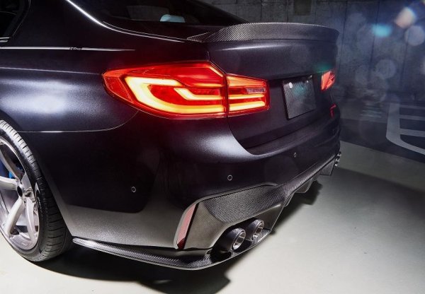 画像10: CCR◆BMW F90M5用 人気 CRタイプ カーボンディフューザー/カーボンディフェーザー/リアアンダースポイラー/シュタイナー/PERFORMANCE/3ピース (10)
