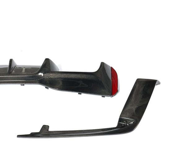 画像6: CCR◆BMW F90M5用 人気 CRタイプ カーボンディフューザー/カーボンディフェーザー/リアアンダースポイラー/シュタイナー/PERFORMANCE/3ピース (6)