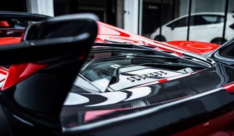 画像1: カーボナド◆フェラーリ 488 GTB/GTS スパイダー用 MANSOスタイル エンジンフード/エンジンボンネット/カーボン/FRP仕様/人気商品//マン ソリー/48S-210-751/SIRA CUSA (1)