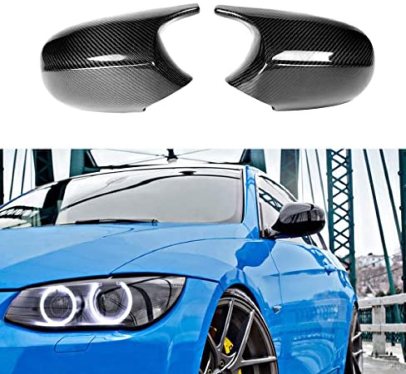 画像1: ユニット交換タイプ◆BMW E90 E91 E92 E93 3シリ前期用 リアルM3タイプカーボンミラーカバーセット/E92 M3/E930M3/サイドミラーカバー/ドアミラー (1)