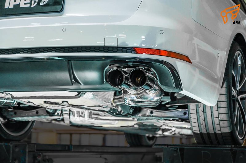 画像1: ◆イノテック iPE アウディ B9 S4 / F5 S5用ステンレス製可変バルブマフラーフルシステム/センターパイプ/キャタライザー/フロントパイプ/AUDI (1)