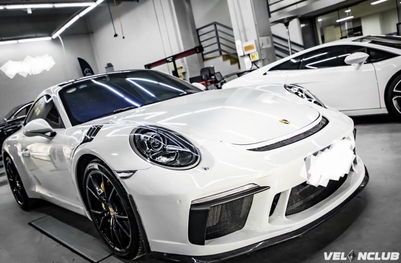 画像1: 4.0◆ポルシェ 991.2 後期カレラ用 GT3タイプ フロントバンパーセット/C2S/GTS/GT3/FRP/ハーフカーボン/LCI/マイナ/PORSCHE (1)