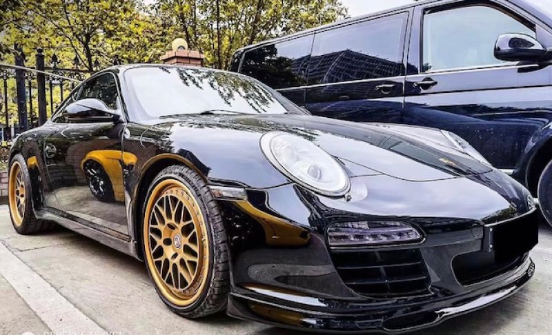 画像1: 人気商品◆ポルシェ 911/997.2 08-12年モデル用 EMタイプ フロントカーボンリップスポイラー/カーボンスポイラー/フロントディフューザー/テック/アート/カレラ/後期用/ (1)
