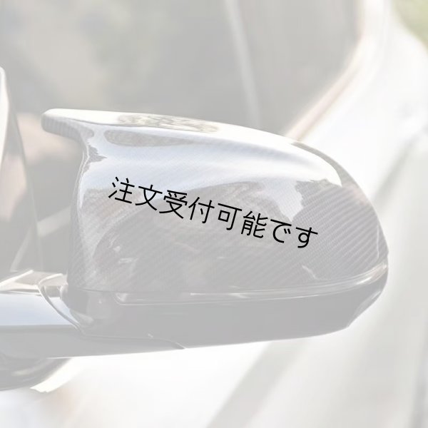 画像1: ◆BMW  G5 X5 / G06 X6 用 Мタイプカーボンミラーカバー/X3M/X4M/X5M/X6M/X7M/交換式/Мミラー/パフォーマンス/綾織カーボン/クロスカーボン (1)