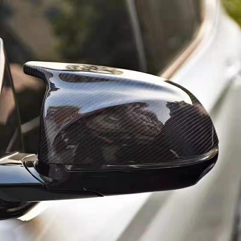 画像1: ◆BMW  G01 X3 / G02 X4 用Мタイプカーボンミラーカバー/X3M/X4M/X5M/X6M/X7M/交換式/Мミラー/パフォーマンス/綾織カーボン/クロスカーボン (1)