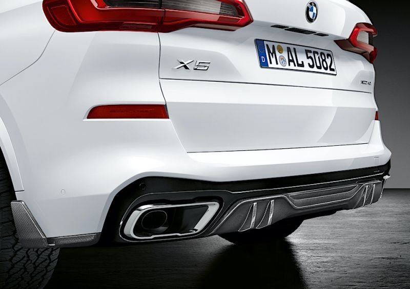 画像1: ドライカーボン◆BMW G05 X5 2019~ Мスポ用パフォーマンスカーボンディフューザー/エアロ/ディフェーザー/アンダーリップ/綾織カーボン/G05X5/ (1)