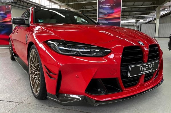画像5: ◆BMW G82M4 G83M4 PER パフォーマンスタイプ カーボンサイドスカートセット/アンダーリップ/カーボンスポイラー/サイドステップ/空力効果/クロスカーボン (5)