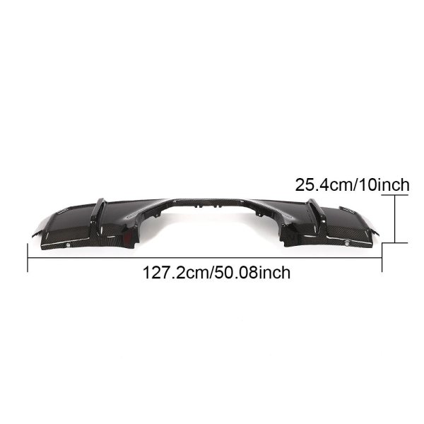 画像9: ドライカーボン◆BMW G80M3 G82M4 G83M4 PER Mパフォーマンスタイプ カーボンディフューザーセット/カナード/カーボンスポイラー/クロスカーボン (9)